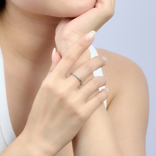 Nhẫn Bạc Cao Cấp Trái Tim Mini Biểu Tượng Yêu Thương - Ảnh 2