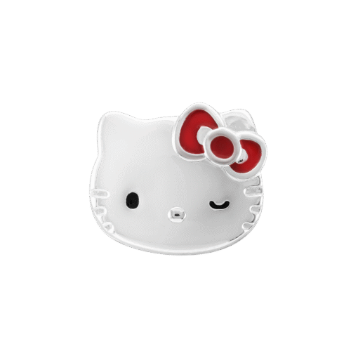 Hạt Charm Bạc Cao Cấp Bé Mèo Hello Kitty Nháy Mắt