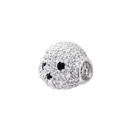 Hạt Charm Bạc Cao Cấp Tiểu Cún Full Đá Lấp Lánh - Ảnh 3