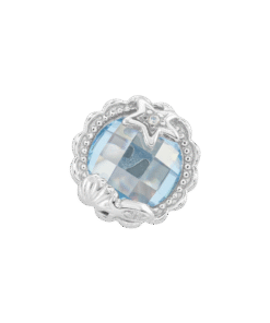 Hạt Charm Bạc Cao Cấp Viên Đá Xanh "Biển Ngọc" Đại Dương